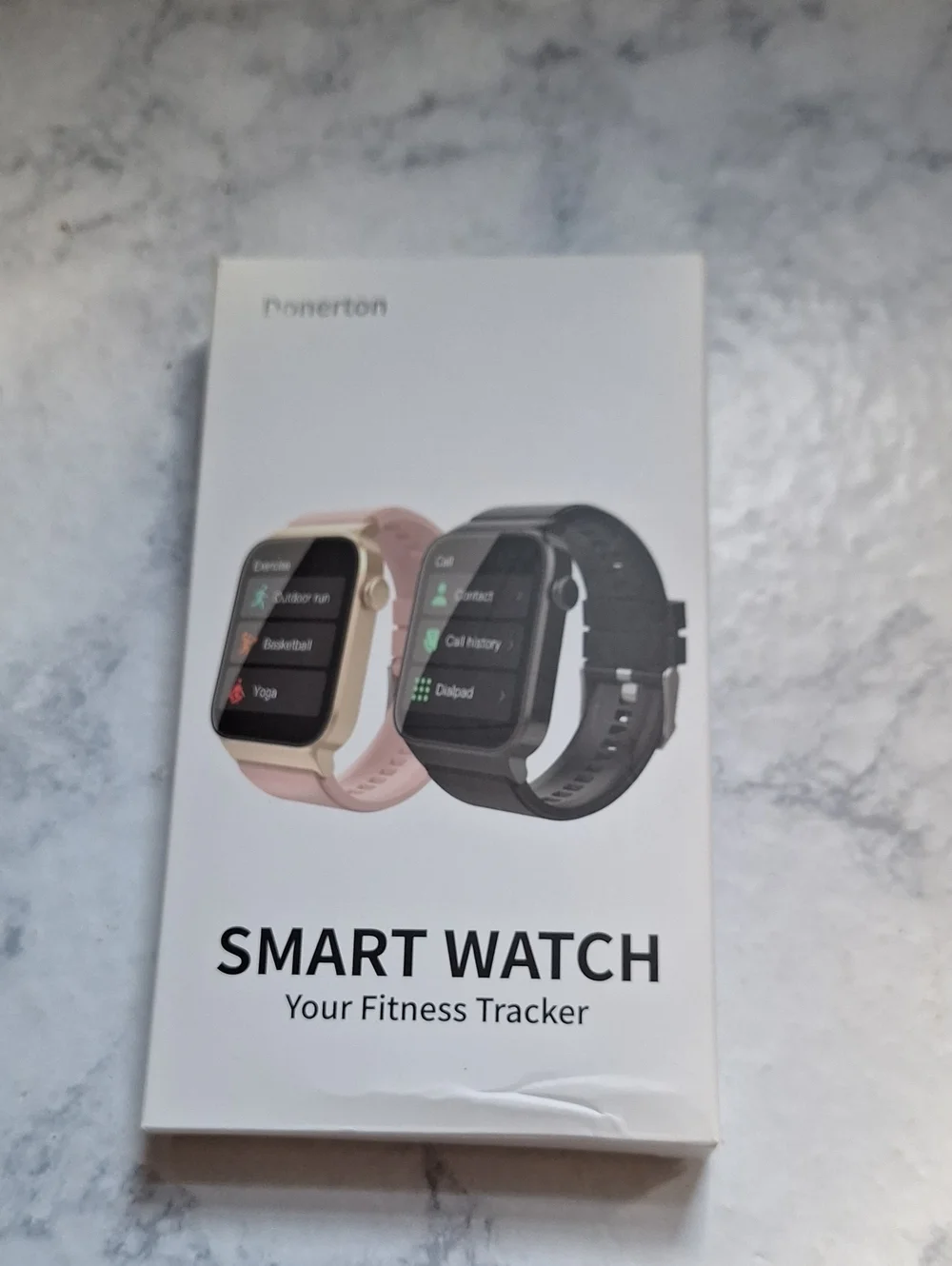 Smart Watch - Pink and Black Fitness Tracker